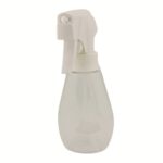 sleek 10 oz (300 ml) white continuous spray bottle with an ergonomic trigger head. The design shows a modern, propellant-free mister used in professional hair salons.