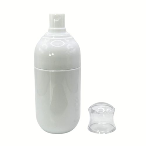 White PET Plastic Sprayer Bottle 80ml, 100ml