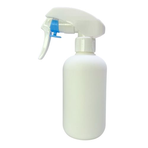 6.7 oz HDPE Soft-Touch Boston Round Bottle with Trigger Sprayer