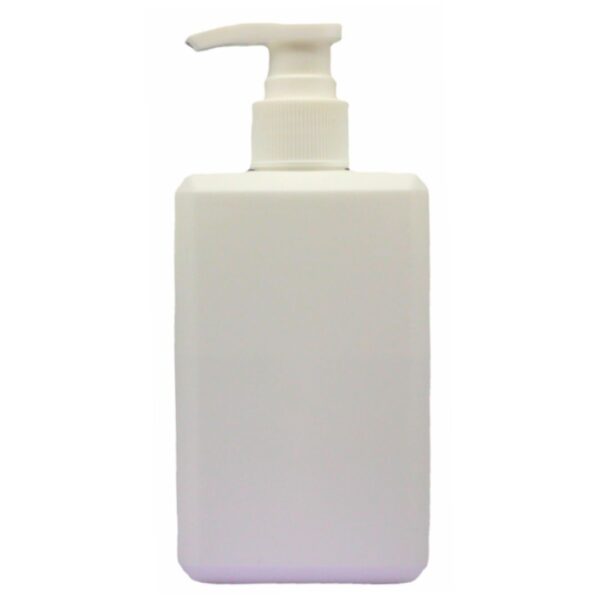 6.76oz HDPE Plastic Square Flat Pump Bottle