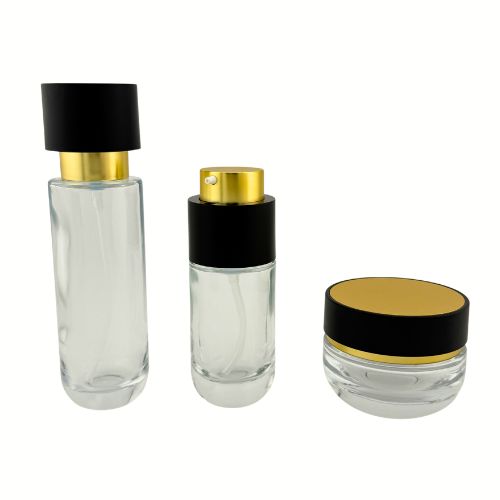 The Luxury Glass Packaging Glass Bottle and Jar Set (1oz to 4oz)