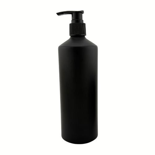 A 17 oz brushed aluminum bottle featuring a slanted shoulder design and a matte metallic finish.